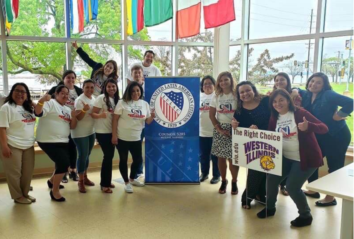 lulac group 5285 smiling in front of camera